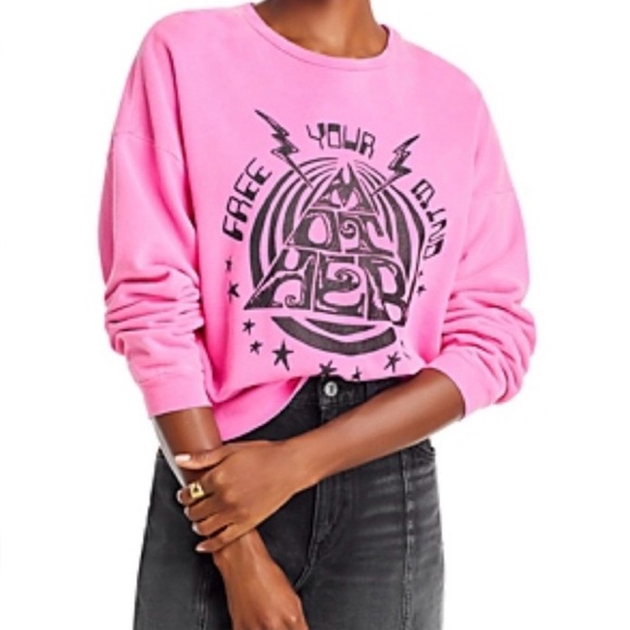 Mother The Drop Square “Free Your Mind” Sweatshirt Size S